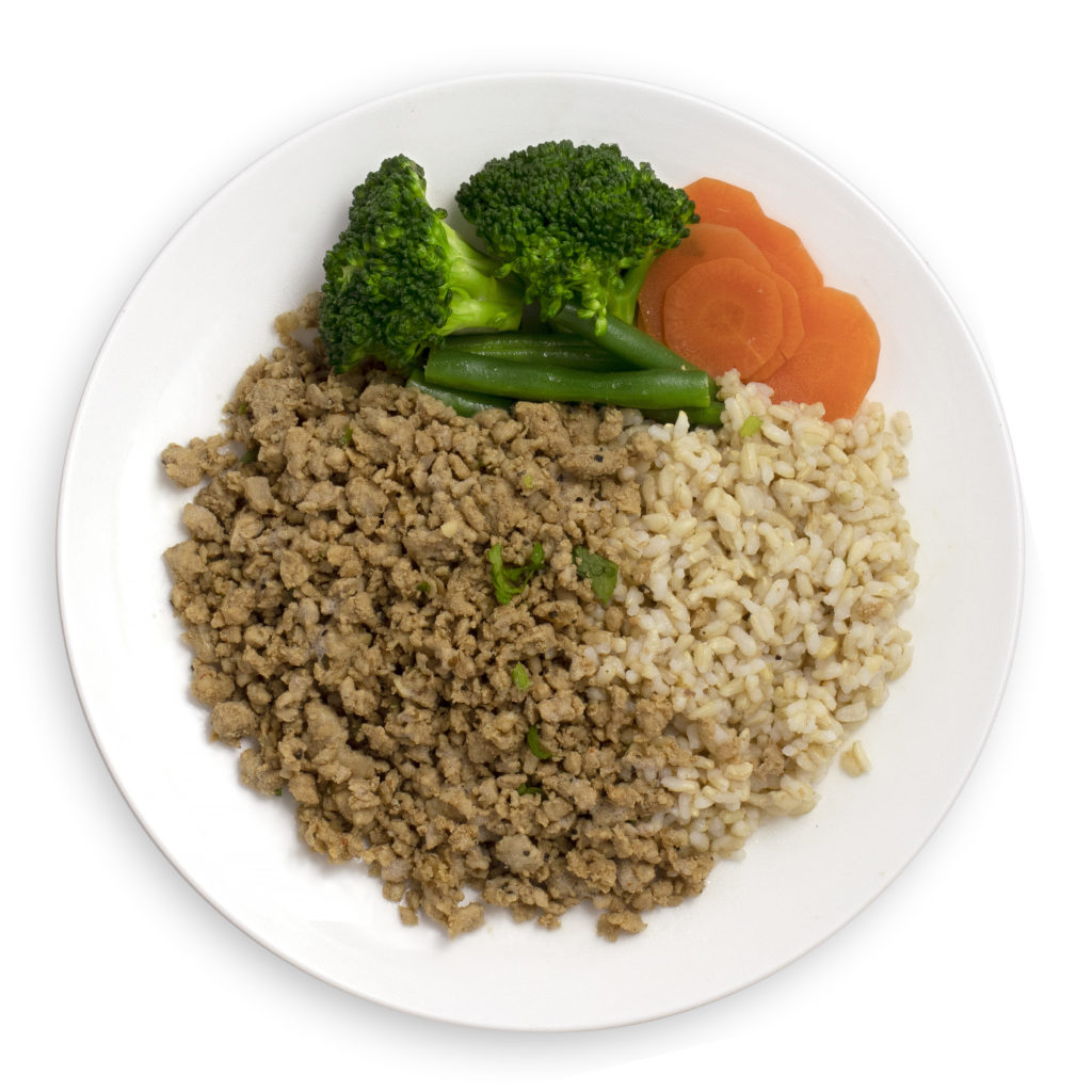 Turkey Mince with Brown Rice and Mixed Vegetables Muscle Chow